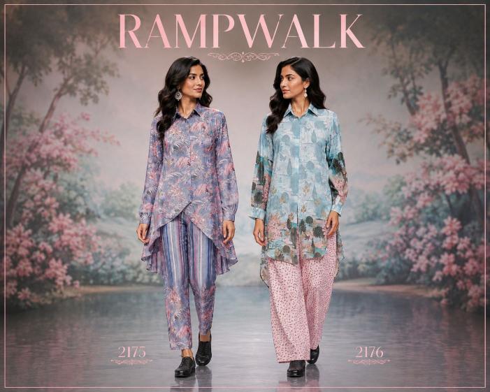 Mrudangi rampwalk coord set online cloth wholesale market